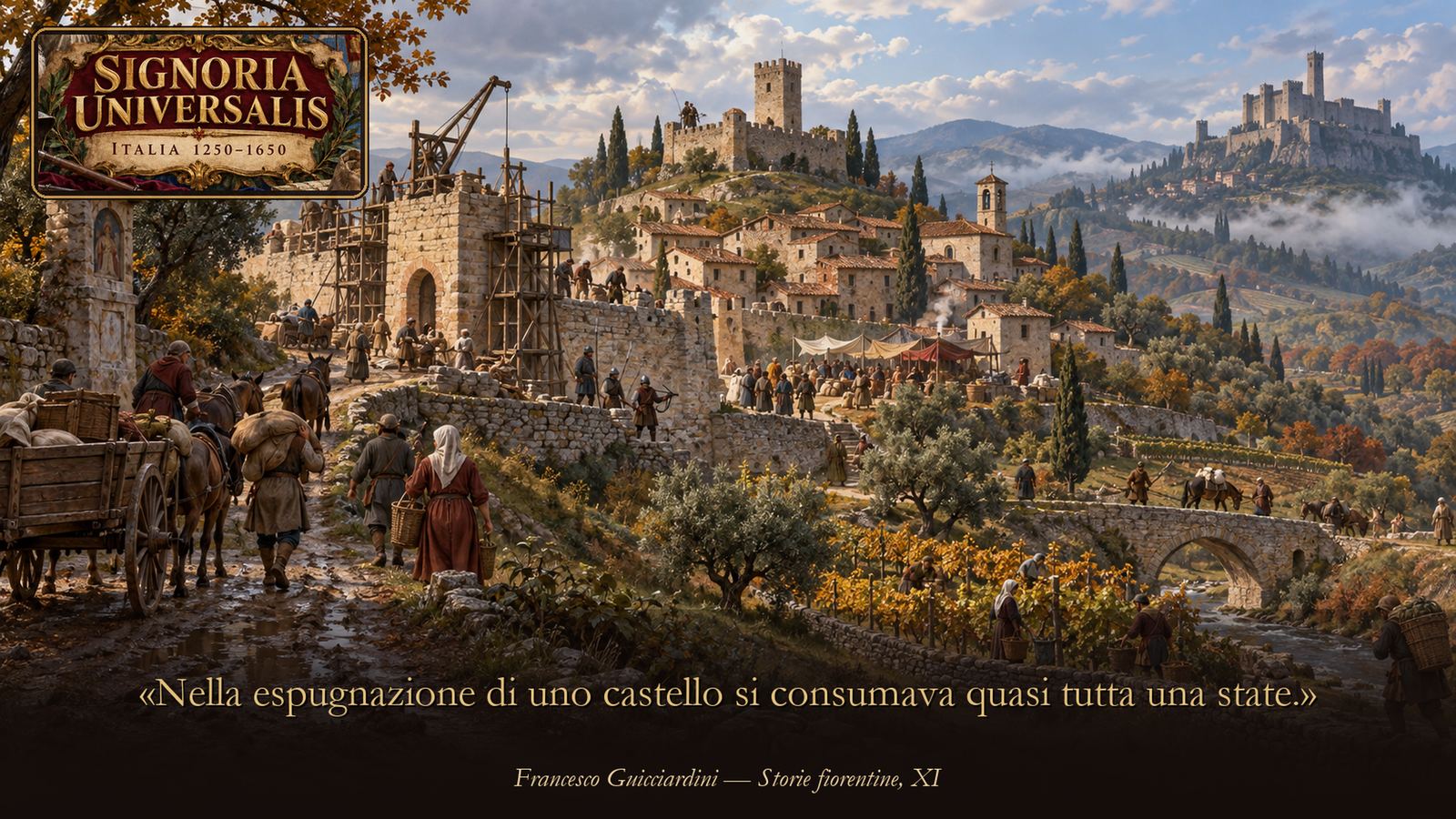 Cantiere di un castello